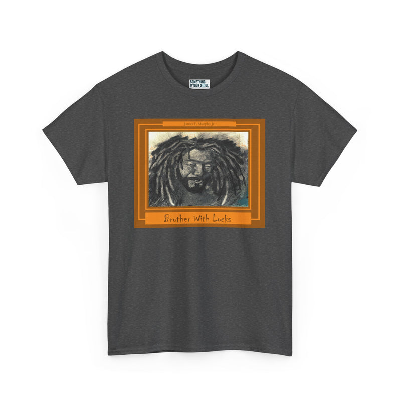 BROTHER WITH LOCS - Unisex Heavy Cotton Tee