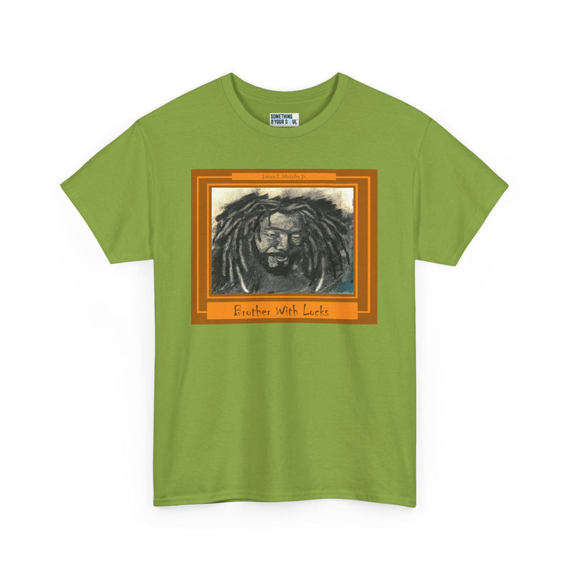 BROTHER WITH LOCS - Unisex Heavy Cotton Tee