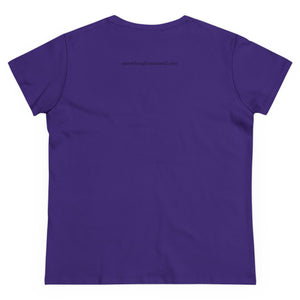 Purple Rose Hands- Women's Midweight Cotton Tee