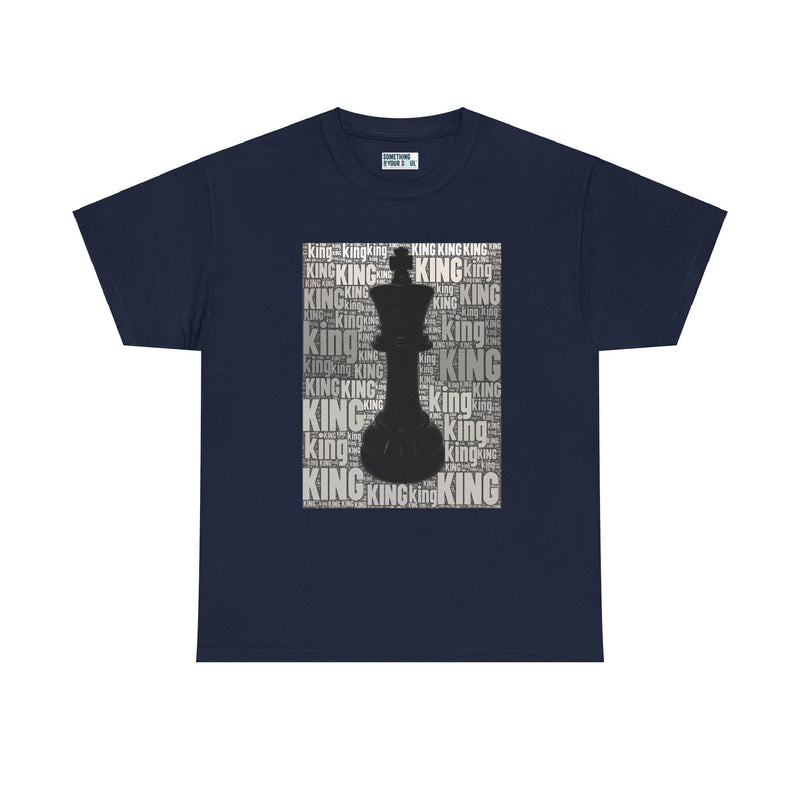 KING - Chess Piece-  Unisex Heavy Cotton Tee