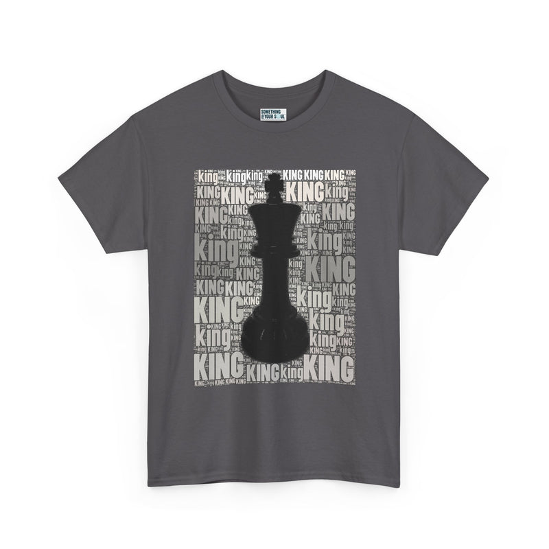 KING - Chess Piece-  Unisex Heavy Cotton Tee