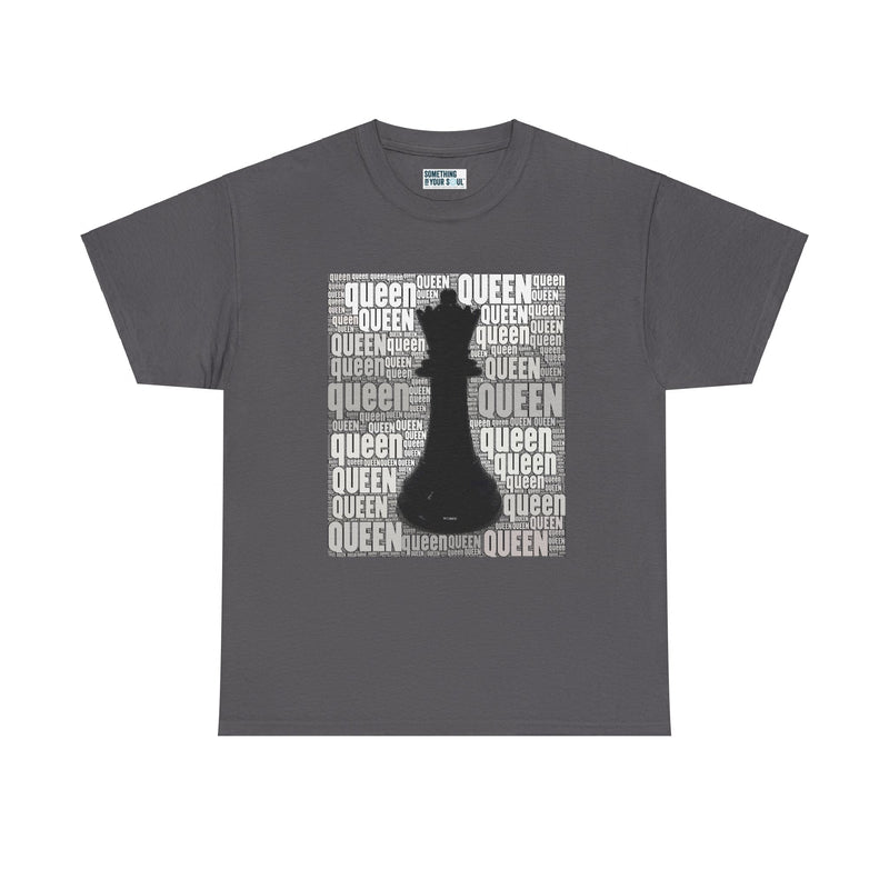 QUEEN - Chess Piece- Unisex Heavy Cotton Tee