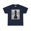 QUEEN - Chess Piece- Unisex Heavy Cotton Tee