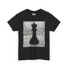 QUEEN - Chess Piece- Unisex Heavy Cotton Tee