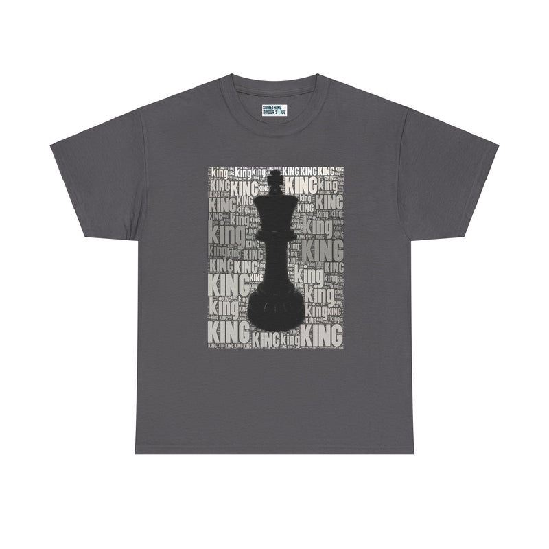 KING - Chess Piece-  Unisex Heavy Cotton Tee