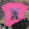 Purple Rose Hands- Women's Midweight Cotton Tee