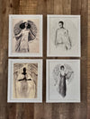 Angel Collection Framed Set w/ White Frame