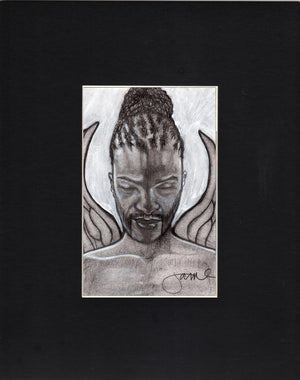 The Guardian Mini-Mini Print w/ Black Mat