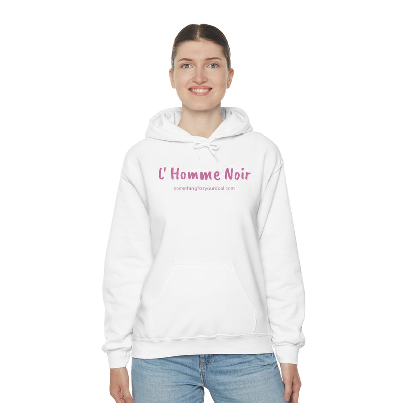 L' HOMME NOIR Unisex Heavy Blend™ Hooded Sweatshirt