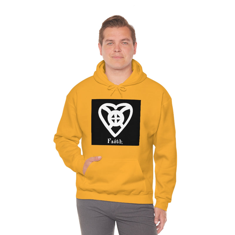 FAITH - ADINKRA  Unisex Heavy Blend™ Hooded Sweatshirt