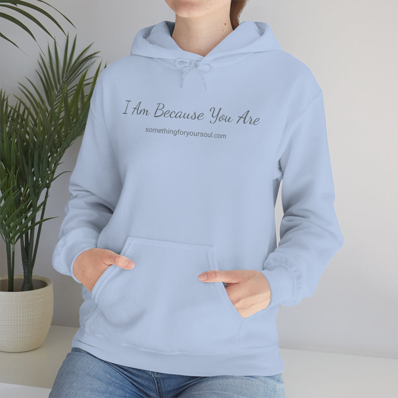 I AM BECAUSE YOU ARE Unisex Heavy Blend™ Hooded Sweatshirt