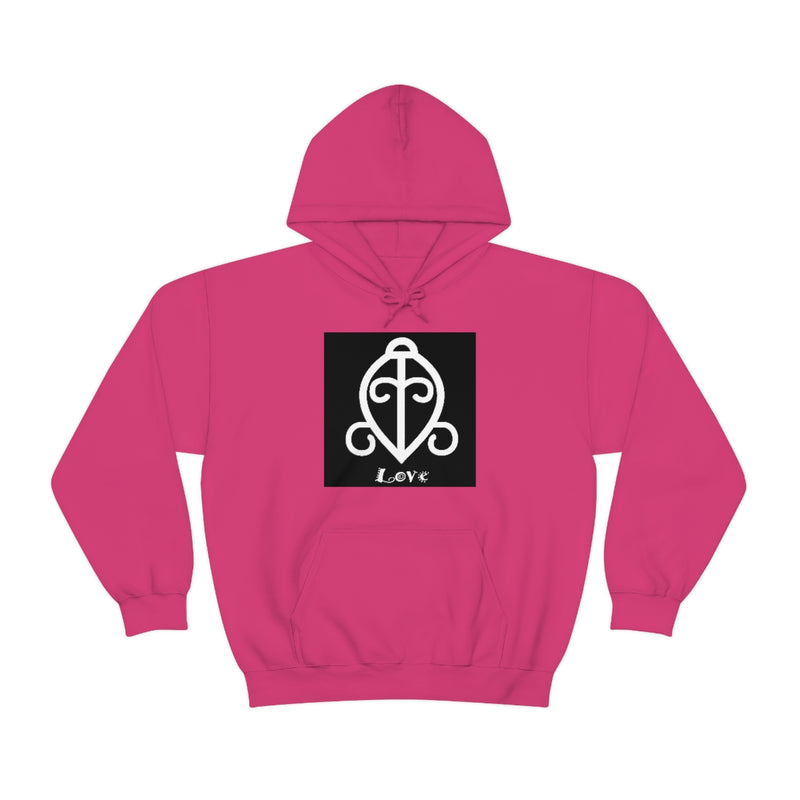 Love - ADINKRA  Unisex Heavy Blend™ Hooded Sweatshirt