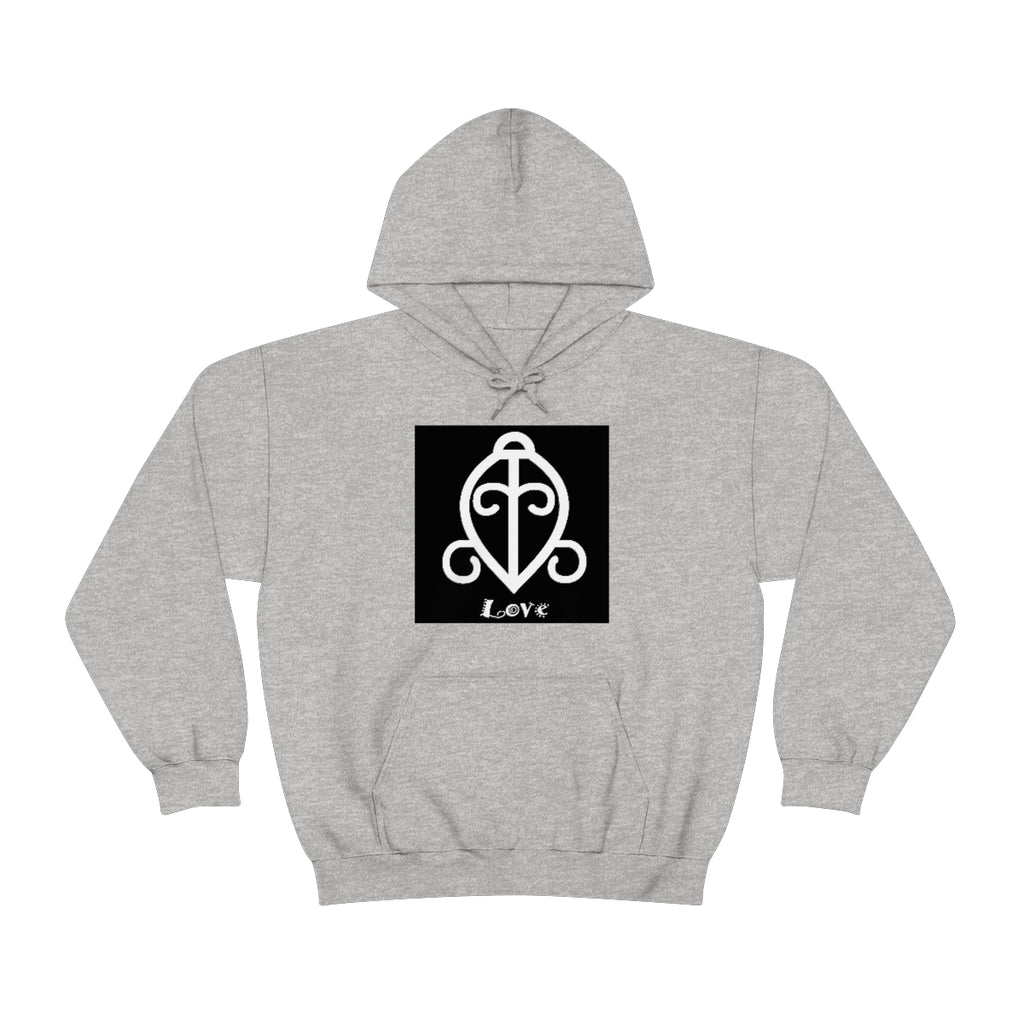 Love - ADINKRA  Unisex Heavy Blend™ Hooded Sweatshirt