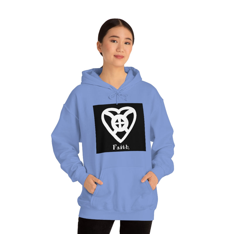 FAITH - ADINKRA  Unisex Heavy Blend™ Hooded Sweatshirt