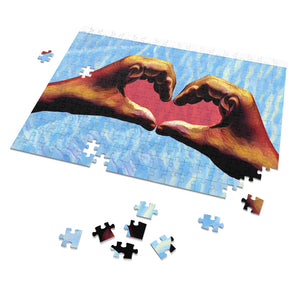 HEART HANDS - Jigsaw Puzzle (252, 500, 1000-Piece)